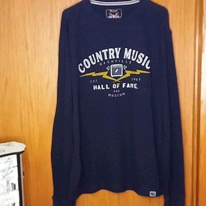 Graphic long sleeve thermal tee